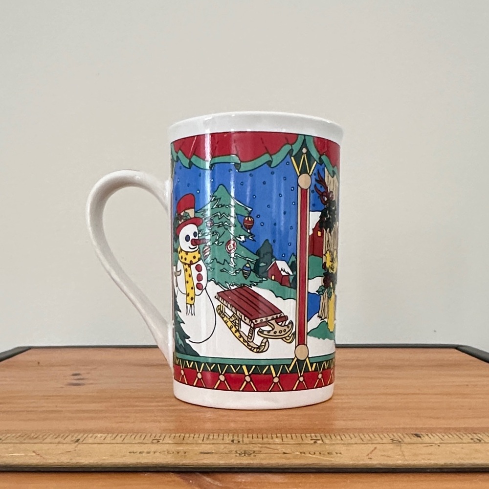 Vintage Snowman Holiday Mug